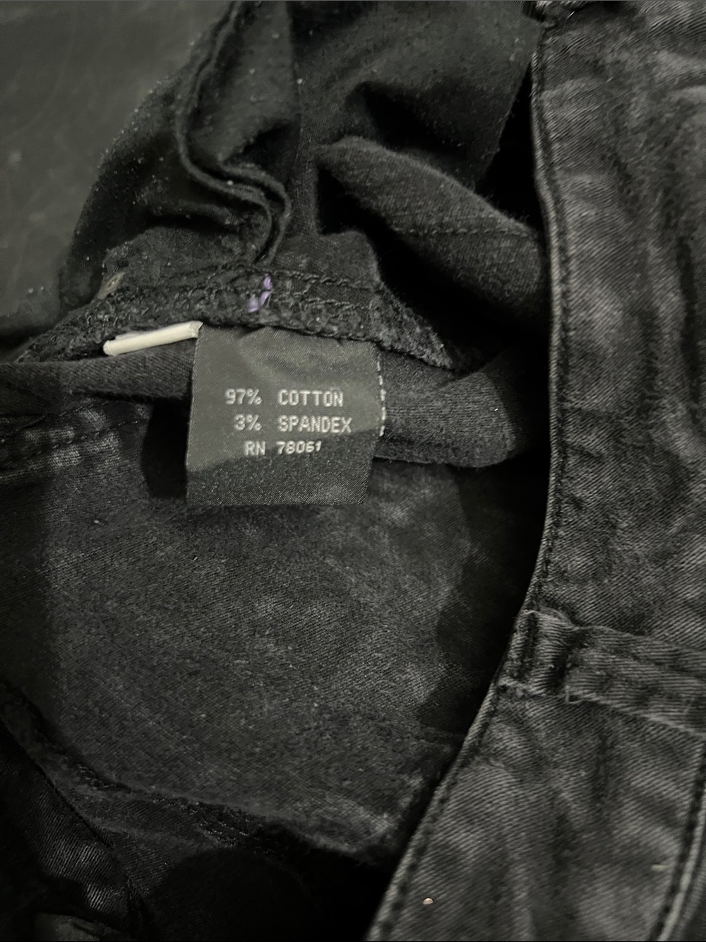 Tripp NYC Black Skinny Jeans with White Skull Patch - Picture 9 of 9